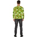 Pattern Seamless Halloween Fall Men s Fleece Sweatshirt View4