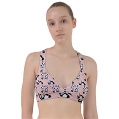 Pandas Pattern Panda Bear Sweetheart Sports Bra by Wegoenart