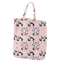 Pandas Pattern Panda Bear Giant Grocery Tote by Wegoenart