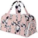 Pandas Pattern Panda Bear Burner Gym Duffel Bag View1