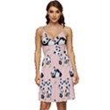 Pandas Pattern Panda Bear V-Neck Pocket Summer Dress  View1