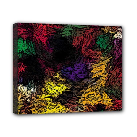 Abstract Painting Colorful Canvas 10  X 8  (stretched) by Wegoenart