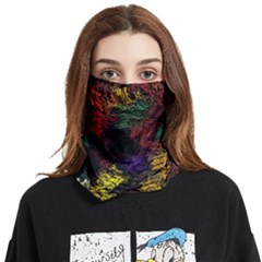 Abstract Painting Colorful Face Covering Bandana (two Sides) by Wegoenart