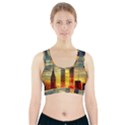 New York City Sunset Dusk Twilight Sports Bra With Pocket View1