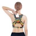 New York City Sunset Dusk Twilight Sports Bra With Pocket View2