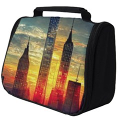 New York City Sunset Dusk Twilight Full Print Travel Pouch (big) by Wegoenart