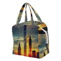 New York City Sunset Dusk Twilight Boxy Hand Bag View2