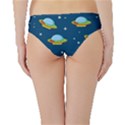 Seamless Pattern Ufo With Star Space Galaxy Background Hipster Bikini Bottoms View2