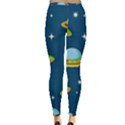 Seamless Pattern Ufo With Star Space Galaxy Background Inside Out Leggings View4