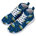 Seamless Pattern Ufo With Star Space Galaxy Background Women s Lightweight High Top Sneakers View2