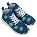 Seamless Pattern Ufo With Star Space Galaxy Background Women s Lightweight High Top Sneakers View3