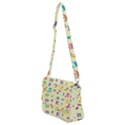 Seamless Pattern Musical Note Doodle Symbol Shoulder Bag with Back Zipper View2