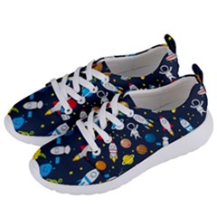 Big Set Cute Astronaut Space Planet Star Alien Rockets Ufo Constellation Satellite Moon Women s Lightweight Sports Shoes by Wegoenart