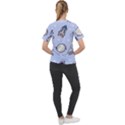 Seamless Pattern With Space Theme Women s Sport Raglan Tee View2