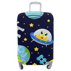 Space Seamless Pattern Luggage Cover (medium) by Wegoenart