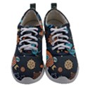 Rocketship Astronaut Space Seamless Pattern Women Athletic Shoes View1