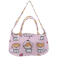 Set Kawaii Smile Japanese Dog Cartoon Removal Strap Handbag by Wegoenart