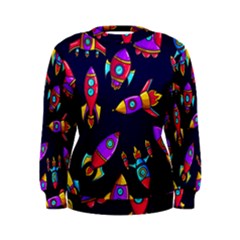 Space Pattern Women s Sweatshirt by Wegoenart