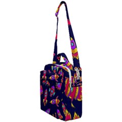 Space Pattern Crossbody Day Bag by Wegoenart