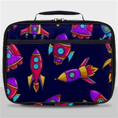 Space Pattern Full Print Lunch Bag by Wegoenart