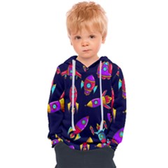 Space Pattern Kids  Overhead Hoodie by Wegoenart