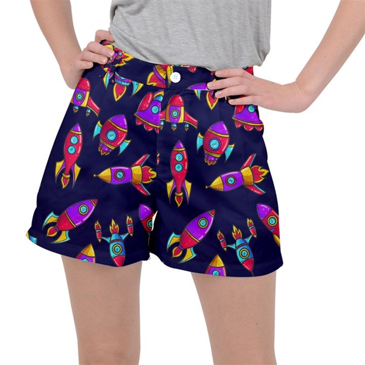 Space Pattern Ripstop Shorts