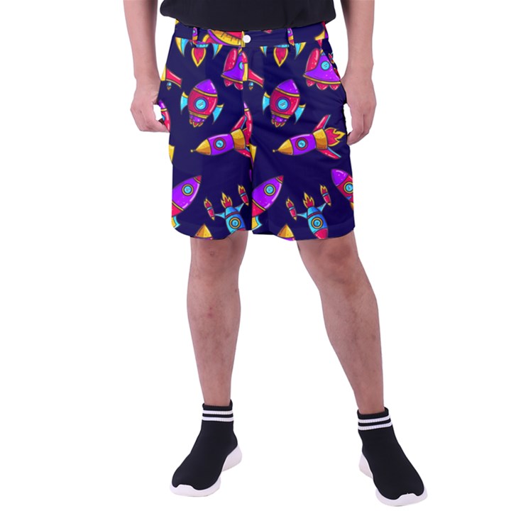 Space Pattern Men s Pocket Shorts