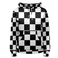 Chess Board Background Design Women s Pullover Hoodie by Wegoenart