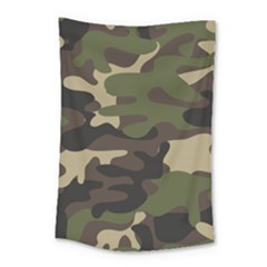 Texture-military-camouflage-repeats-seamless-army-green-hunting Small Tapestry by Wegoenart