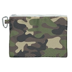 Texture-military-camouflage-repeats-seamless-army-green-hunting Canvas Cosmetic Bag (xl) by Wegoenart