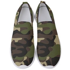 Texture-military-camouflage-repeats-seamless-army-green-hunting Men s Slip On Sneakers by Wegoenart