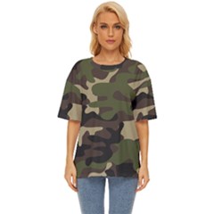 Texture-military-camouflage-repeats-seamless-army-green-hunting Oversized Basic Tee