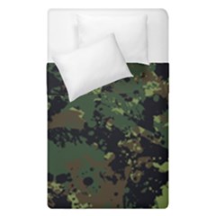 Military-background-grunge-style Duvet Cover Double Side (single Size) by Wegoenart