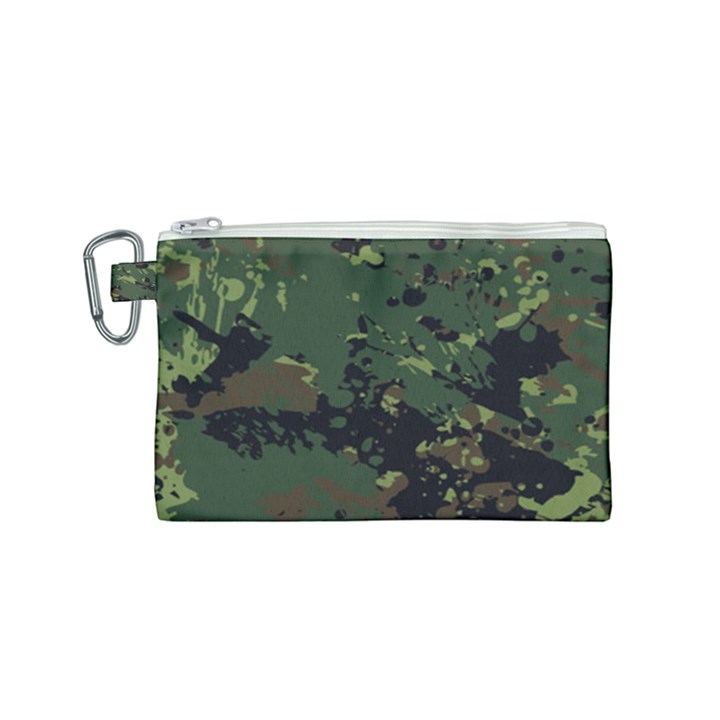 Military-background-grunge-style Canvas Cosmetic Bag (Small)