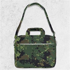 Military-background-grunge-style Macbook Pro 13  Shoulder Laptop Bag  by Wegoenart