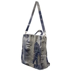 Men Taking Photos Of Greek Goddess Crossbody Backpack by dflcprintsclothing