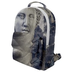 Men Taking Photos Of Greek Goddess Flap Pocket Backpack (small) by dflcprintsclothing