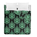 Black And Neon Ornament Damask Vintage Duvet Cover Double Side (Full/ Double Size) View2