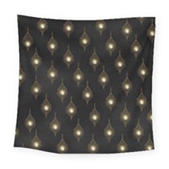 Light On Damask Square Tapestry (large) by ConteMonfrey