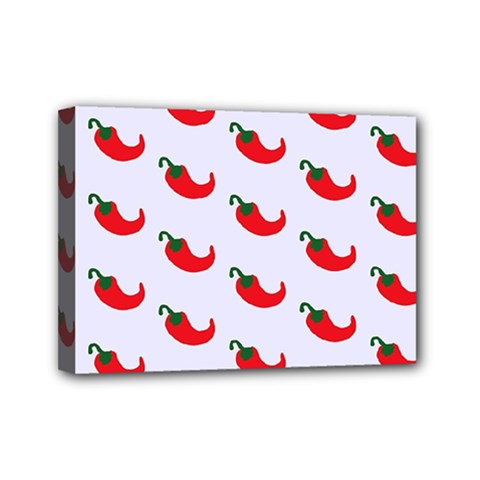 Small Peppers Mini Canvas 7  x 5  (Stretched)