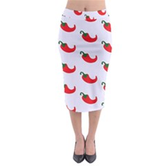 Small Peppers Midi Pencil Skirt