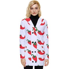 Small Peppers Button Up Hooded Coat 