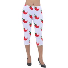 Small Peppers Lightweight Velour Capri Leggings 