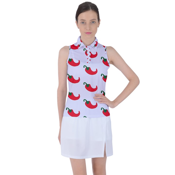 Small Peppers Women s Sleeveless Polo Tee