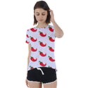 Small Peppers Short Sleeve Foldover Tee View1