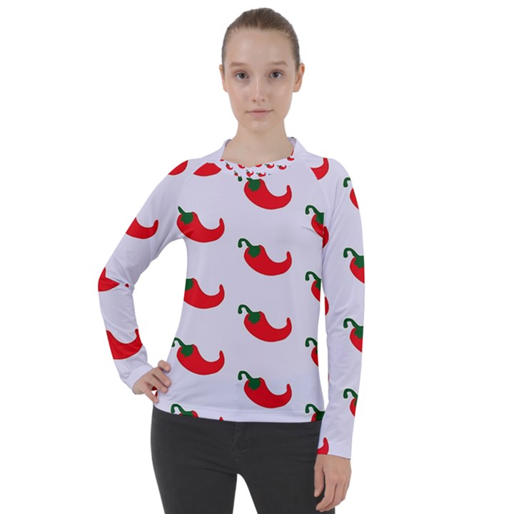 Small Peppers Women s Pique Long Sleeve Tee