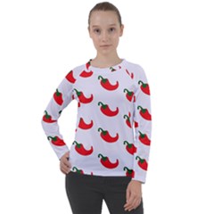 Small Peppers Women s Long Sleeve Raglan Tee