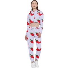 Small Peppers Cropped Zip Up Lounge Set by ConteMonfrey