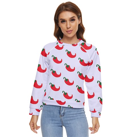 Small Peppers Women s Long Sleeve Raglan Tee by ConteMonfrey