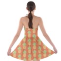 Pineapple Orange Pastel Strapless Bra Top Dress View2